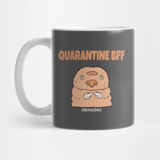 Funny quarantine BFF face bug Mug